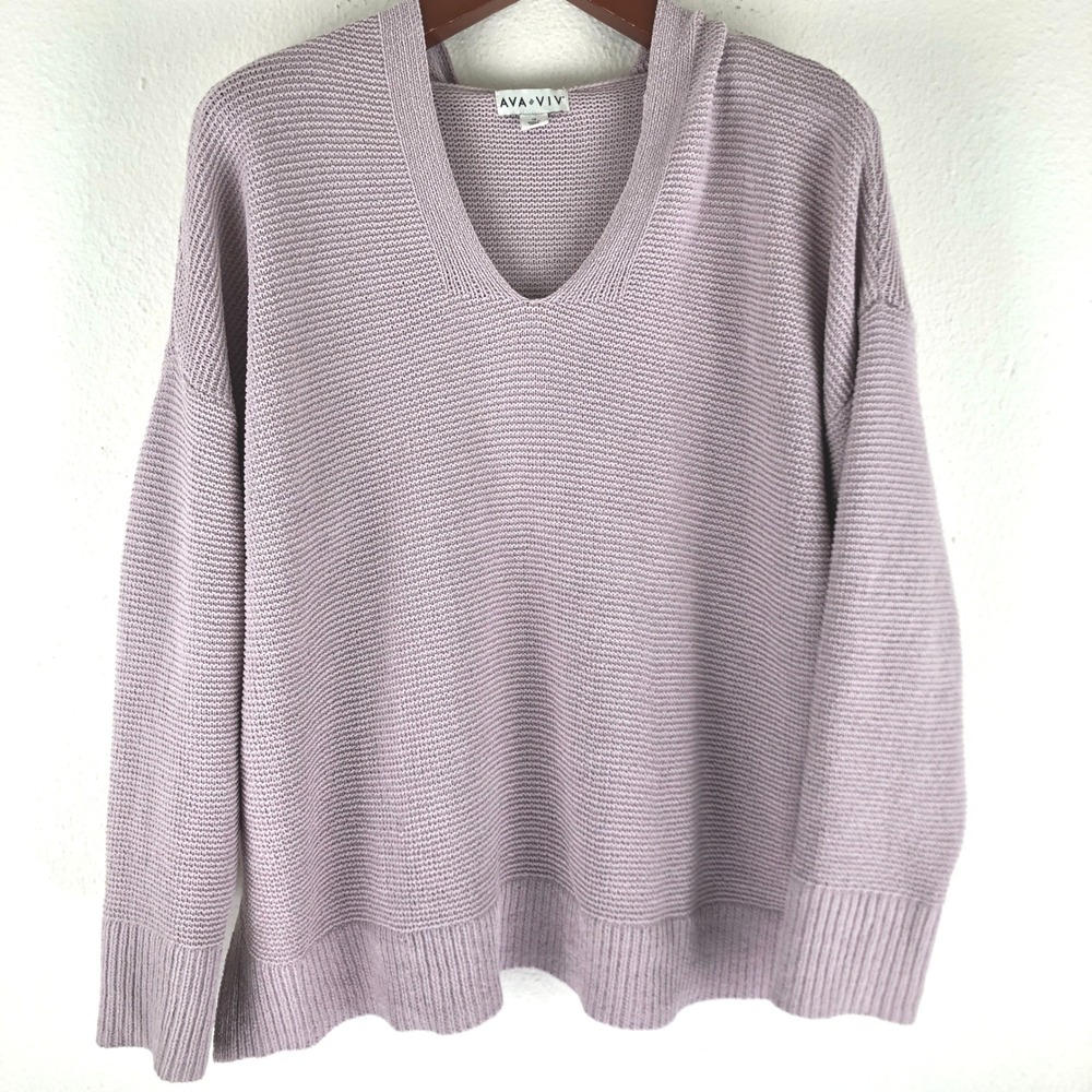 Coquette Dreamcore Soft Girl Ballet 1X Lavender Purple Knit Hoodie Sweater Fairy